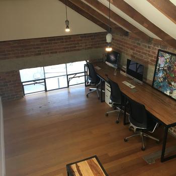 Stacks - We work in a converted warehouse loft in South Yarra!