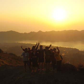 Burpple - Climbed a mountain to enjoy the sunrise during our retreat in Bali