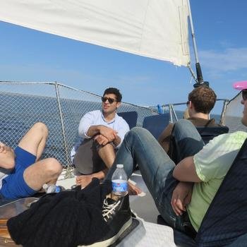 Hammer Lab - Sailing at a lab offsite in Charleston, April 2015