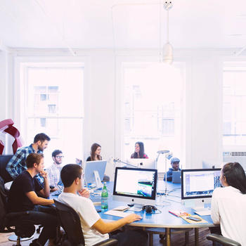 Spherical Communications - Our dedicated team works in a beautiful, open space in SoHo