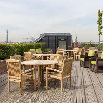 Houzz - We’ve basked in the sun many times on our roof terrace - yes, even in London! With a 360 view of London we can see St. Paul’s Cathedral, St. Pancras and the Shard.