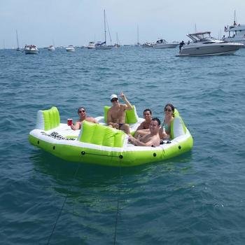 Investors Alley Corp. - Employees and clients relaxing during the Chicago Air & Water Show (summer retreat)