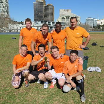 amaysim - Our Soccer & Basketball teams have won a number of lunchtime sports tournaments #humblebrag