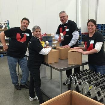 Power-Cell LLC - 2015 Company Volunteer Session at Northern IL Food Bank (Geneva, IL)