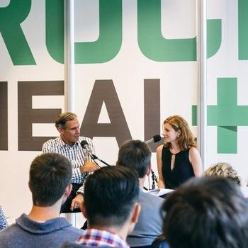 Rock Health - Dr. Eric Topol and Fast Company's Chrissy Farr chat about Topol's latest book in our office.