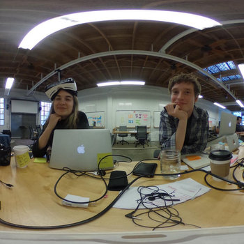 Pie - An average day in the office - 360 cameras & VR gear is everywhere ...