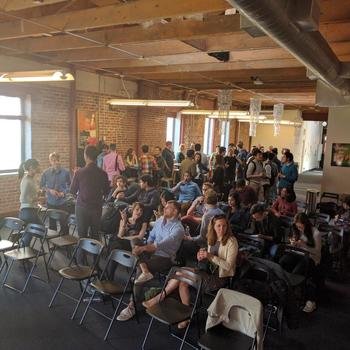 Imgur - We have all hands meetings to keep all employees completely informed on how we are doing.  This also gives us a time to try different beverages and foods from all over.