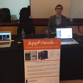 HackNCraft - Taking a break from exhibiting our internal product at TechWeek NYC