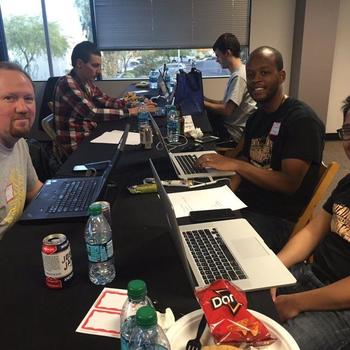 Innroad - innRoad developers at Expedia hackathon in Las Vegas