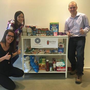 ThoughtWire - We love to give back to the community through food drives