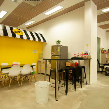 The Chope Group Pte Ltd - Our three-unit shop house office is open-door, spacious, bright, and cheery!