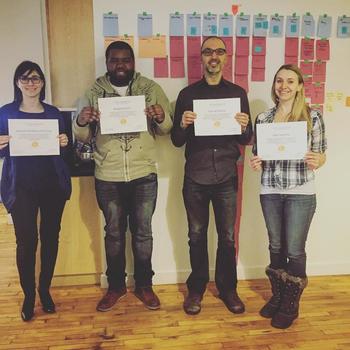 ecentricarts inc. - We are certifiable, er certified. Scrum masters that is.