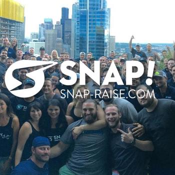 Amplo Advance - snap our sister company sales rep clinic having a blast on our rooftop deck!