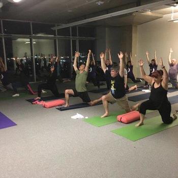 PointClickCare - We participate in yoga classes at our office together