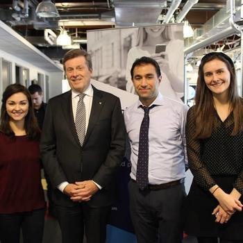 Flybits - We have had great opportunities such as meeting our Mayor, John Tory!