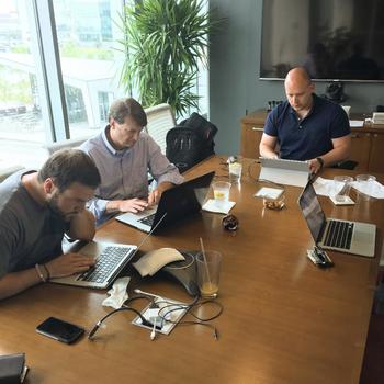 Causemo - Our team in Boston working hard