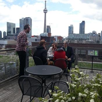 Usability Matters - Sometimes, we take our meetings to the rooftop