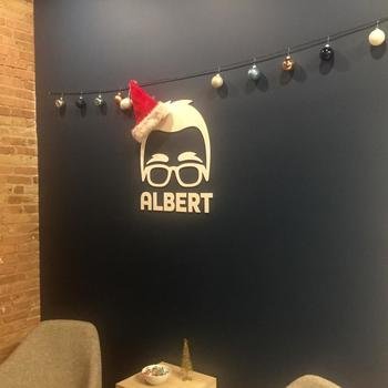 Albert.io - Our office is ready for the holidays!