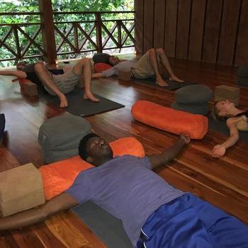 Enveritas - Team yoga session