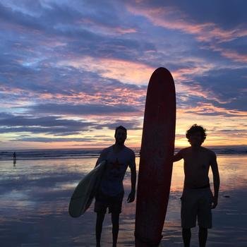 Enveritas - Surfing (after team retreat) in Costa Rica