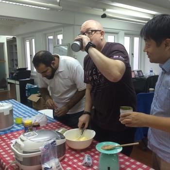 Temasys Communications - Fun Fridays - this time we tried to bake cakes in rice cookers