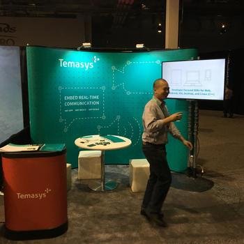 Temasys Communications - Devs at AWS Reinvent