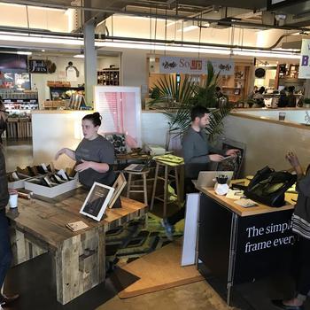 Framebridge, Inc. - Helping customers at our Union Market pop-up