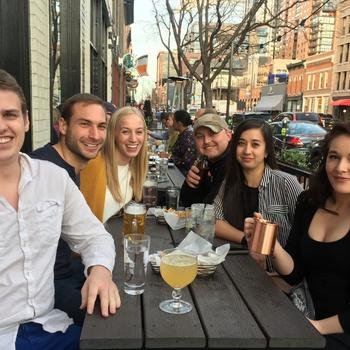 Walkthrough Inc. - Most of our team at a company happy hour!