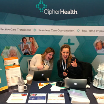 CipherHealth - We crush it at conferences with snazzy booths and cool-ish swag.