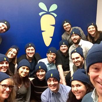 Carrot Insights - Winter ready at CARROT HQ today! #CarrotSelfie #thinkingcaps