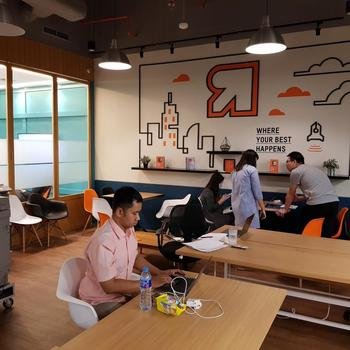 Wecash (Southeast Asia) - Working out of our temporary office in Jakarta while the main office is undergoing renovation.