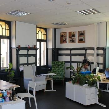SESAMm - A picture of our offices in Metz. We really like having plants around and we are also growing our own chili peppers.