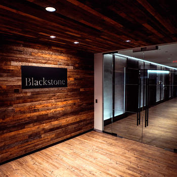 The Blackstone Group - Reclaimed wood goodness