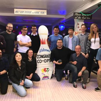 Bespoke Metrics - Took our first round of co-ops out to bowl, safe to say, they wouldn’t spare us the win