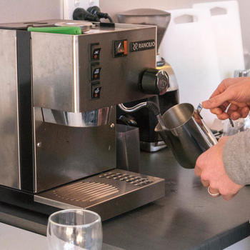 Wave Digital - barista-esque espresso machine (and full drinks fridge)
