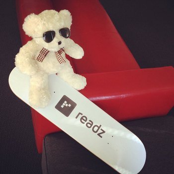 Readz - Our teddy-brogrammer Tedz - ready for the weekend