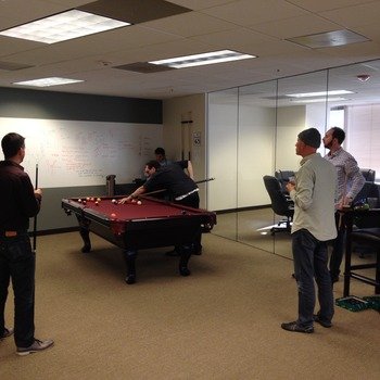 Viv Labs - Taking a break around our "indoor pool"