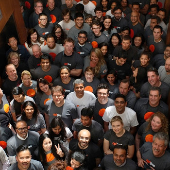 Apigee - Squeezing together for a group photo