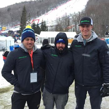 SidelineSwap - Anthony, Cortland, and Brendan at the World Cup of Skiing event in Killington, VT