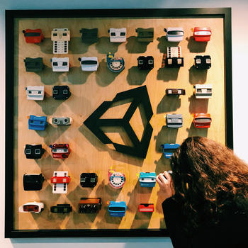 UNITY TECHNOLOGIES - View master display in the San Francisco office