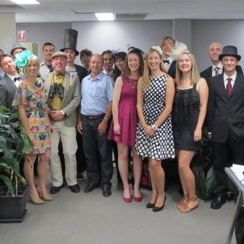Agworld, Inc - Melbourne cup day where we dress up for lunch at the office