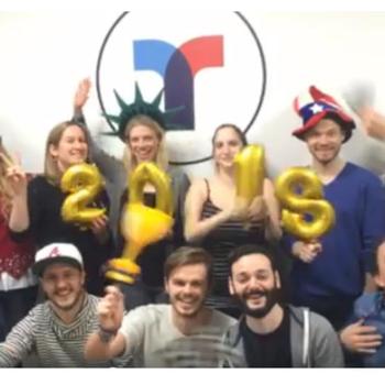 TravelCar - L'équipe TravelCar de Paris vous souhaite une bonne année 2018!