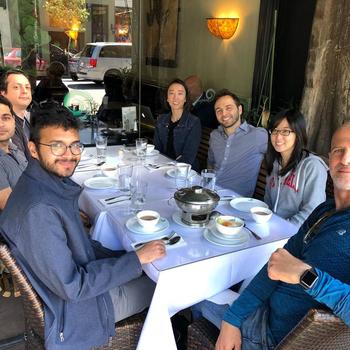 mode.ai - Team lunch in downtown Palo Alto