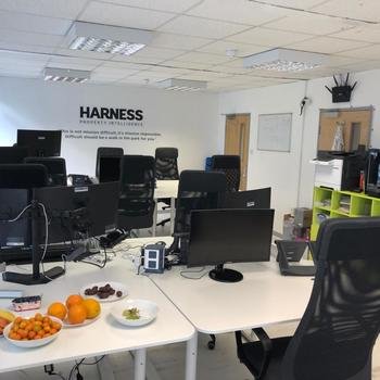 Harness Property Intelligence - Our main office space. Bright, airy and stocked with refreshments
