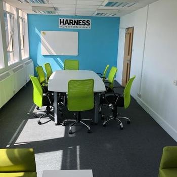 Harness Property Intelligence - Our larger meeting room. Also used for break-outs, yoga and relaxing