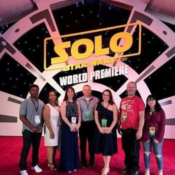 Esurance - Esurance partners with Lucasfilm and sends 3 lucky winners and a guest to the Red Carpet Premiere Event of Solo: A Star Wars Story.