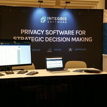 Integris Software - Our demo booth at IAPP San Diego