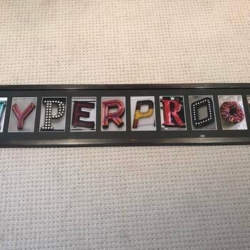 HyperProof Inc. - This is a really cool HyperProof sign that was custom made in Chicago for our new office!!!