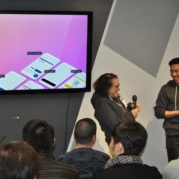 Pico - Nick and Rachel presenting at Out in Tech NYC