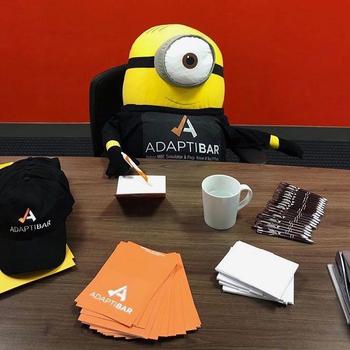 AdaptiGroup LLC - One of our team members sending swag to our awesome users.